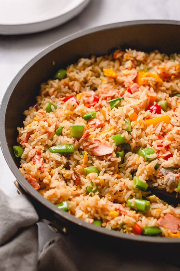 Leftover Salmon Fried Rice Busy Cooks