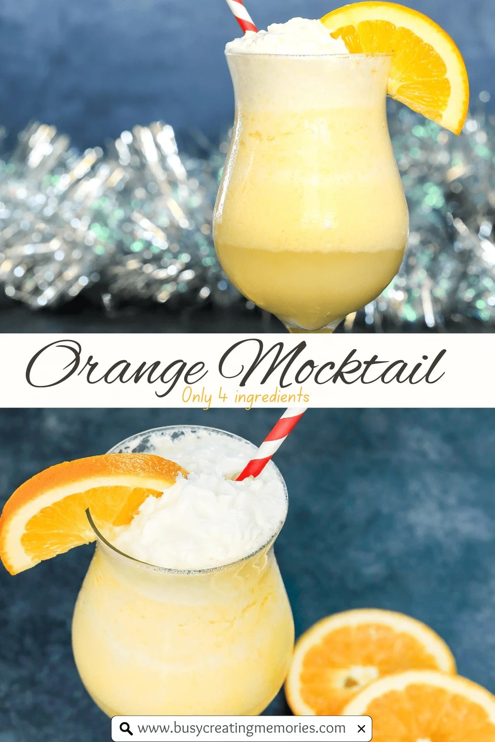 Orange Creamsicle Mocktail non alcoholic