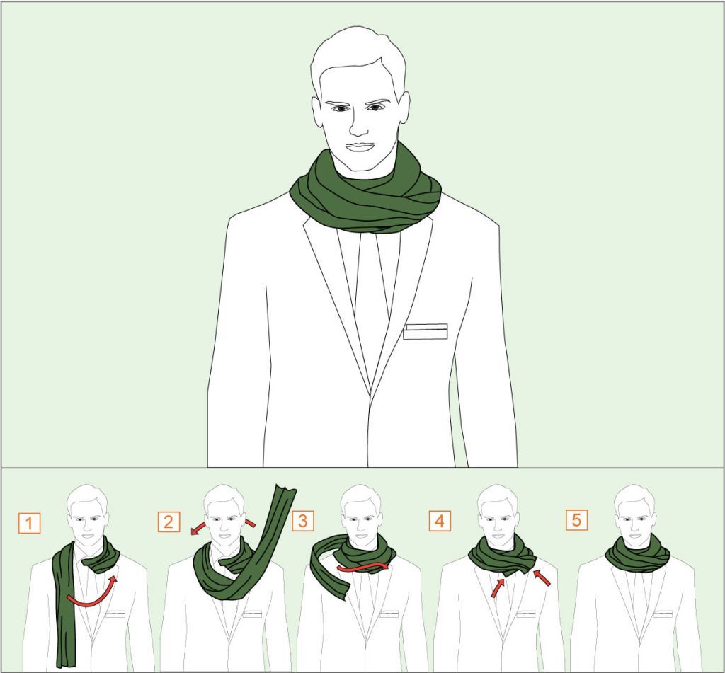 How To Tie A Man’s Scarf?