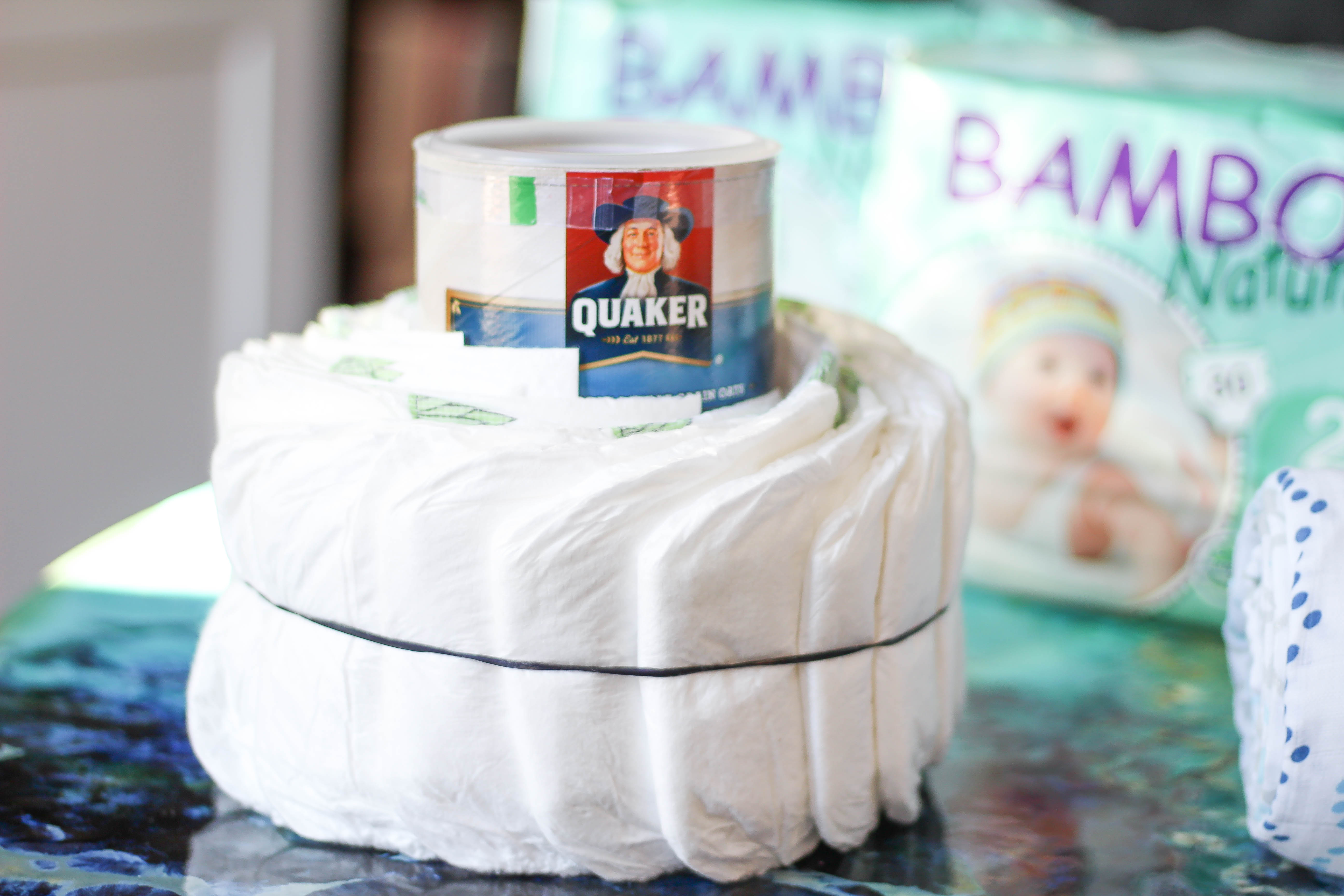 Diaper Cake Gender Reveal Busy Little Izzy