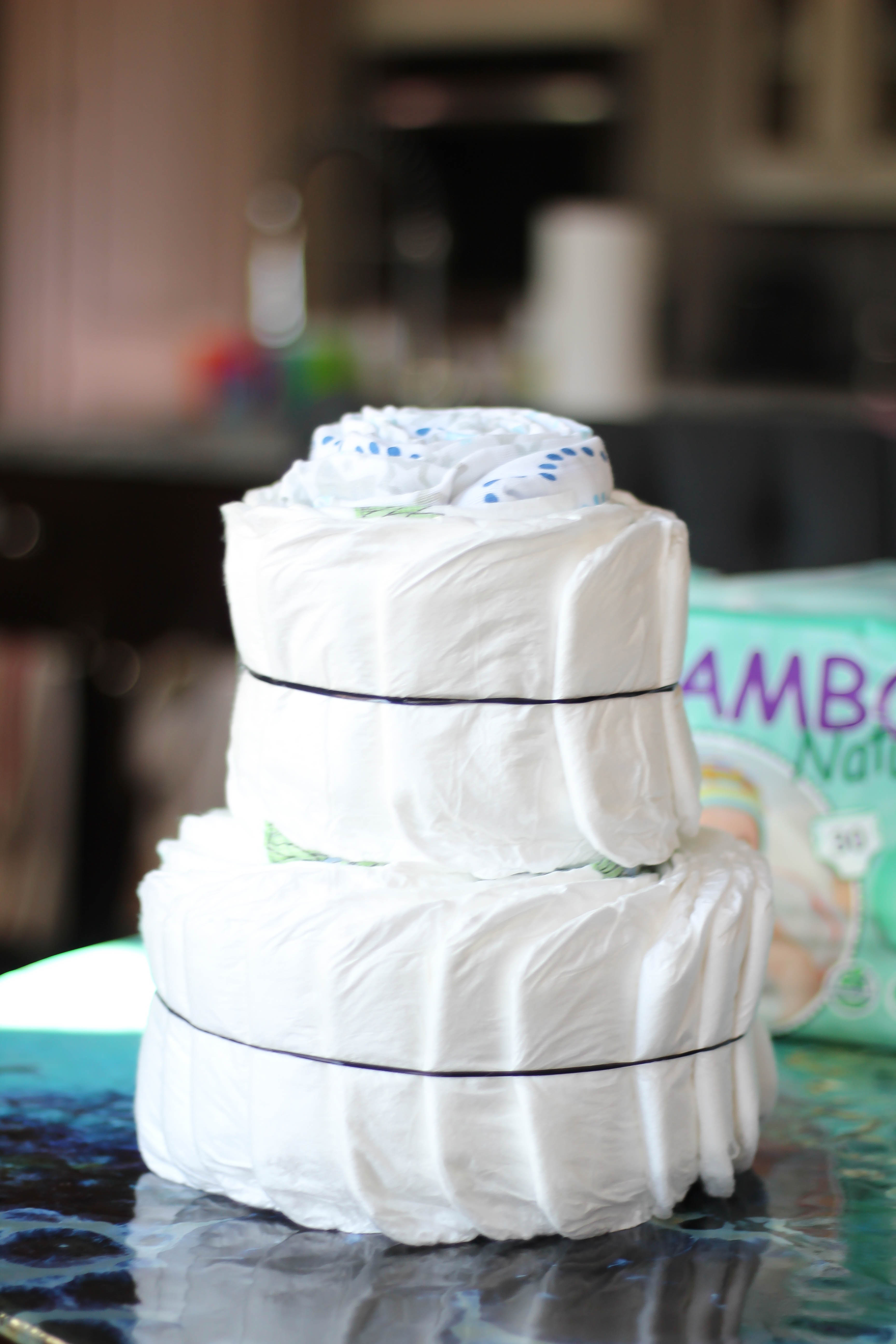 Diaper Cake Gender Reveal Busy Little Izzy