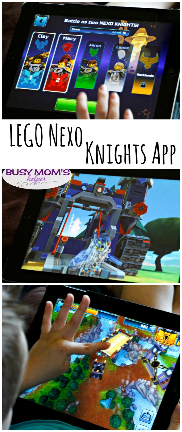 LEGO NEXO Knights App Busy Moms Helper