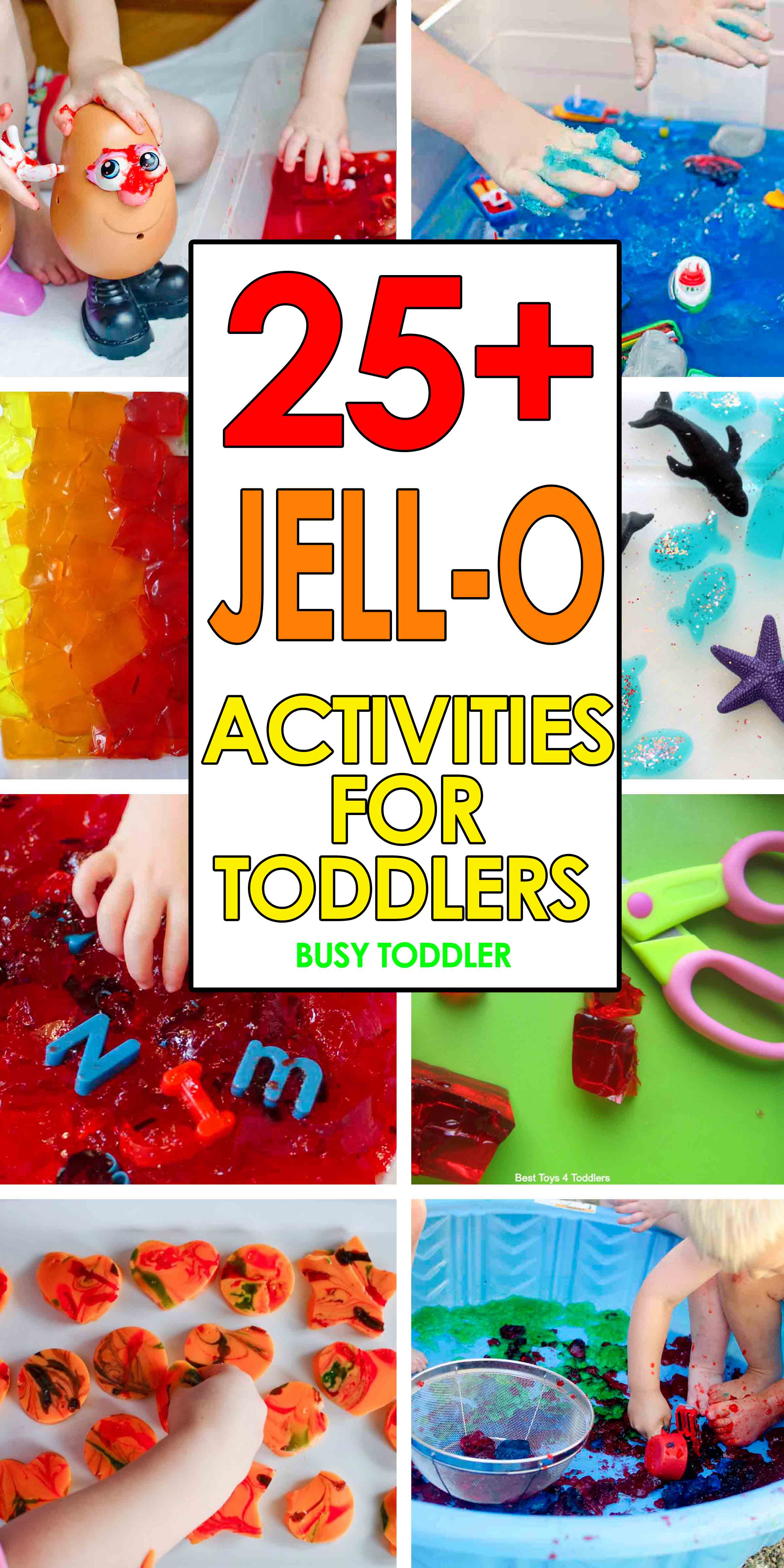 25+ JellO Activities for Toddlers Busy Toddler