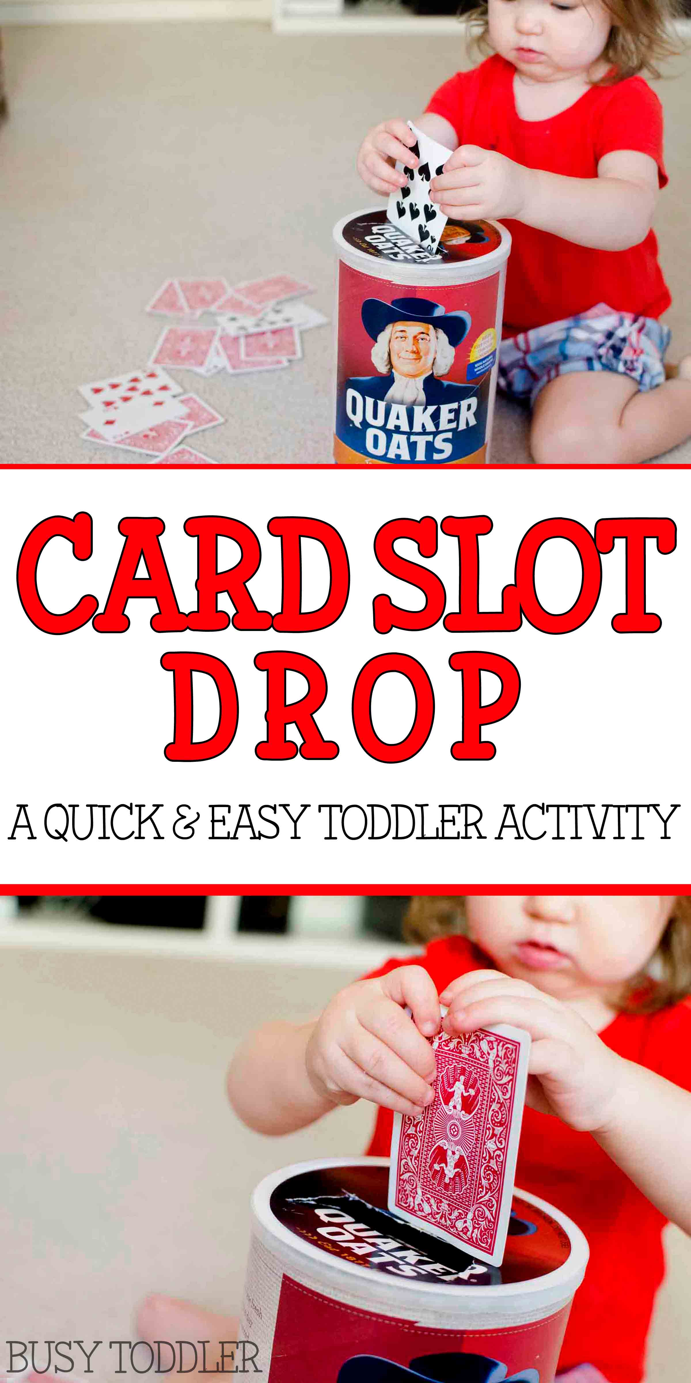 Card Slot Drop Busy Toddler