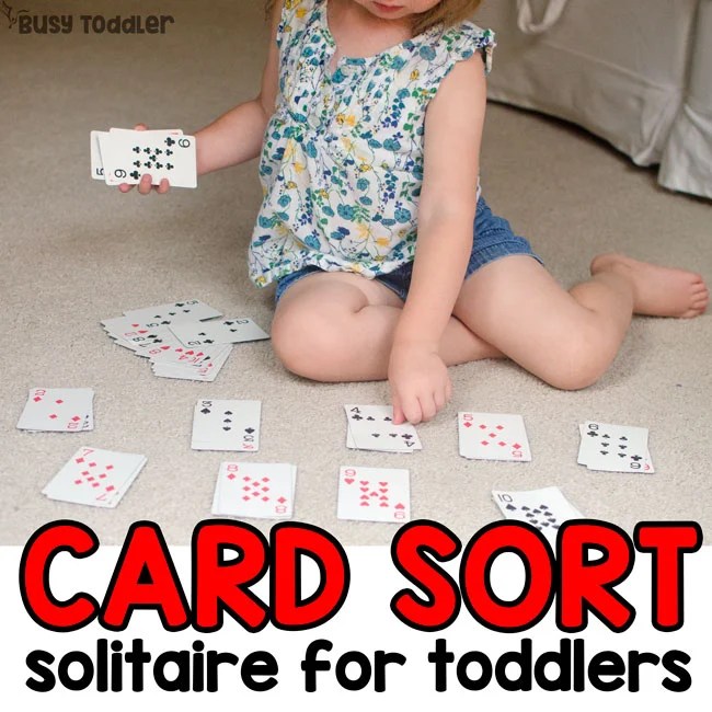 Toddler Math Game Card Sort Busy Toddler