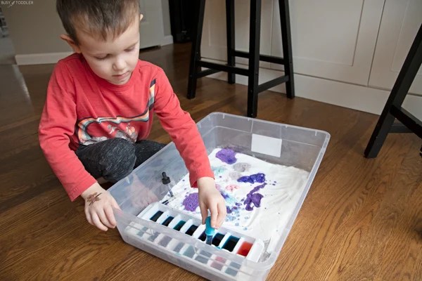 Baking Soda Science Activity for Toddlers and Preschoolers Busy Toddler