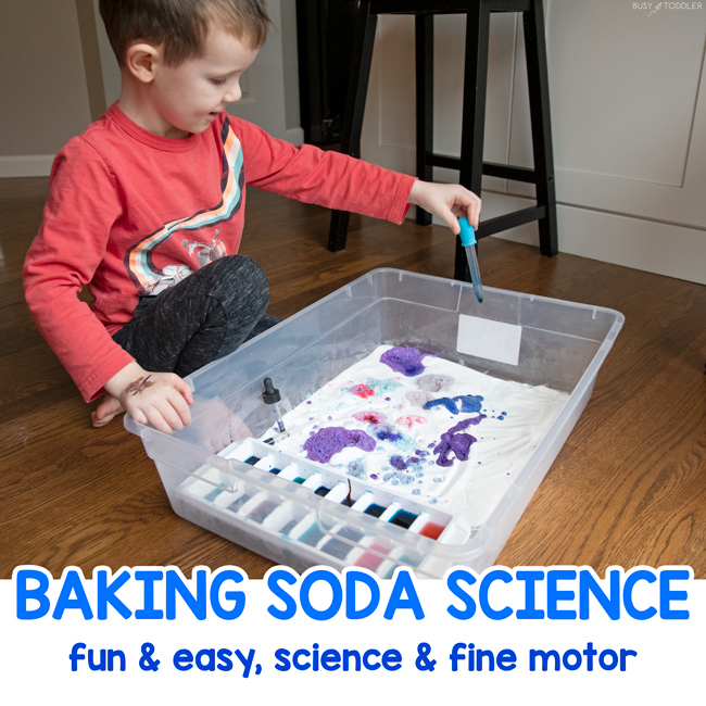 Baking Soda Science Activity for Toddlers and Preschoolers - Busy Toddler