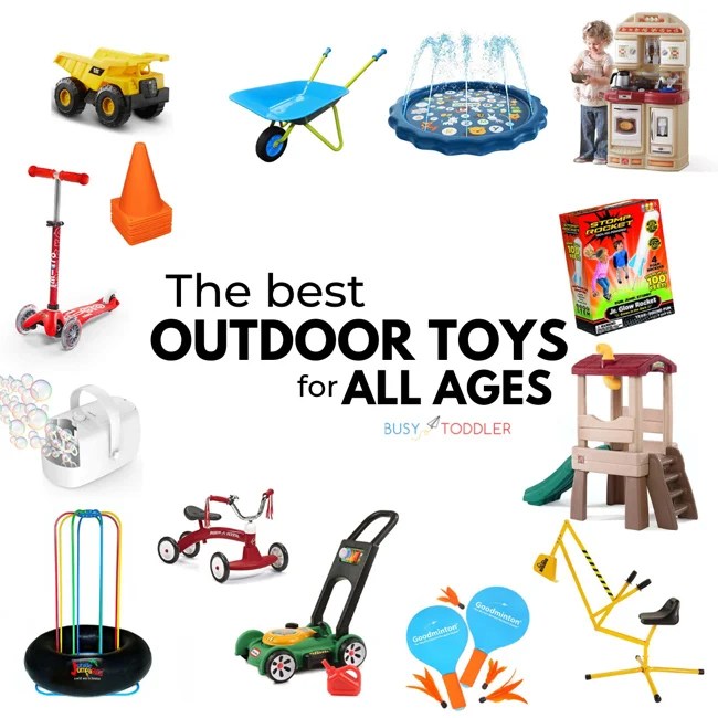 Christmas Wish List 2 Year Old Boy 2023 40+ Outdoor Toys For Kids (That You'll Own For Years) - Busy Toddler