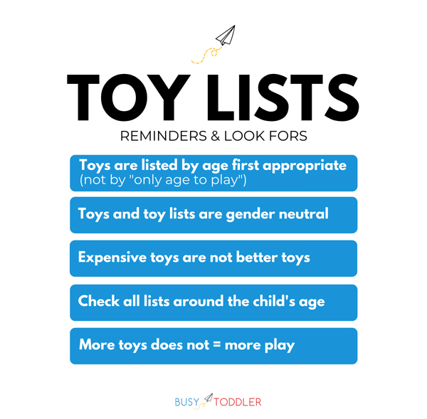 Busy Toddler Toy List 2023 100+ Best Toys For Kids (Ages Birth To 8+) - Busy Toddler
