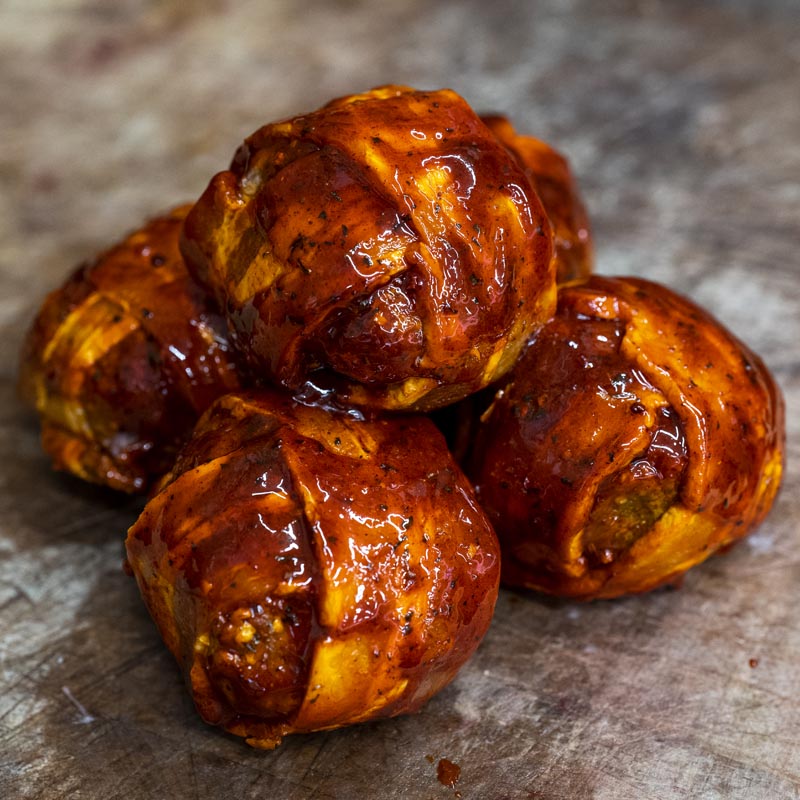 Pack of 4 BBQ BEEF BOMBS Butchers Hook