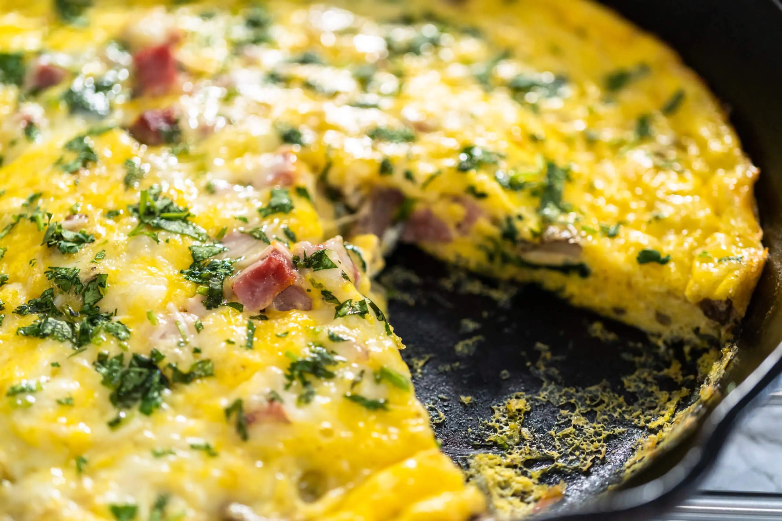 Embrace the Morning with a Spinach and Ham Frittata
