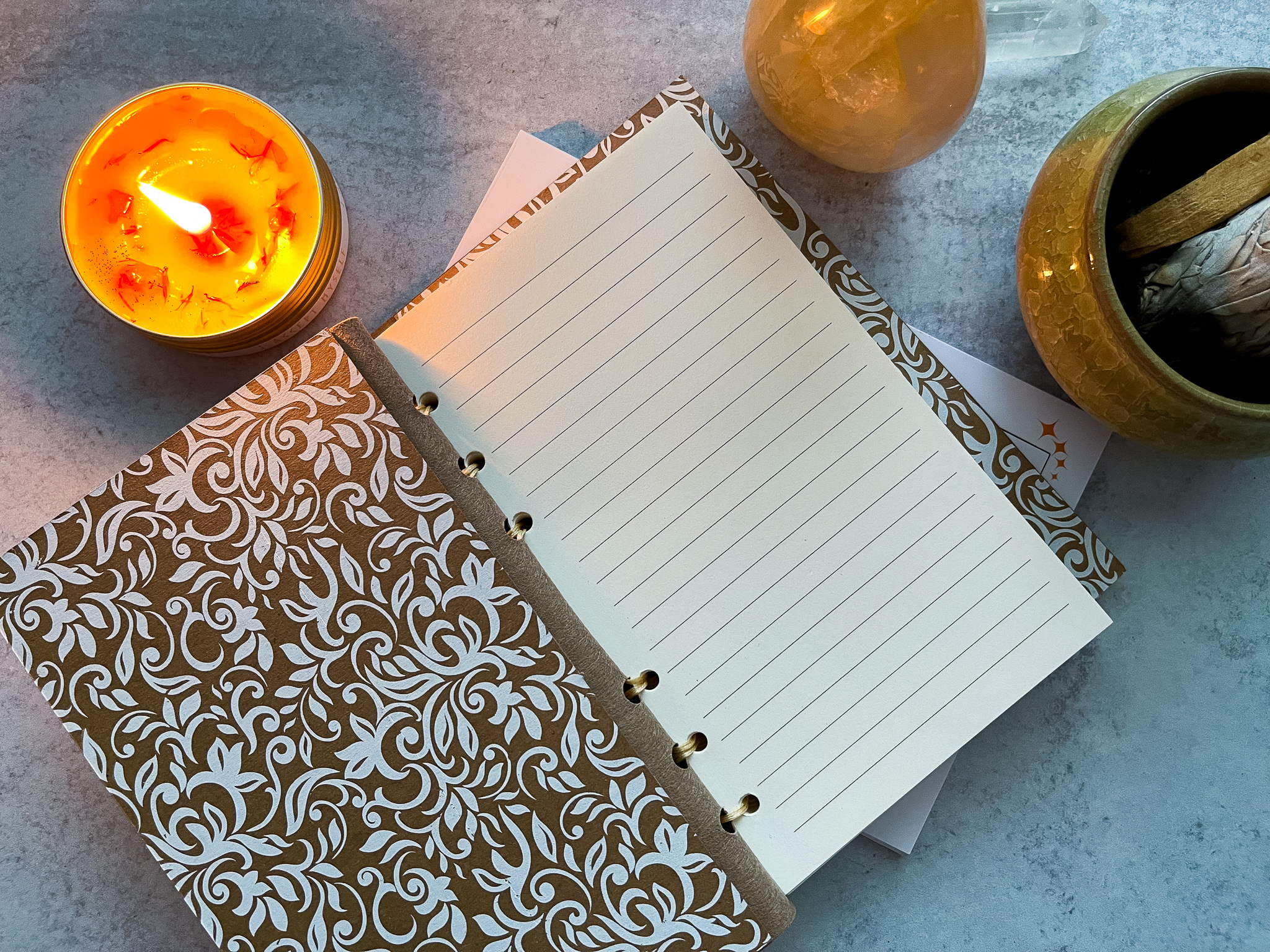 How To Make a Homemade Leather Journal with Cricut Maker 3 But First, Joy
