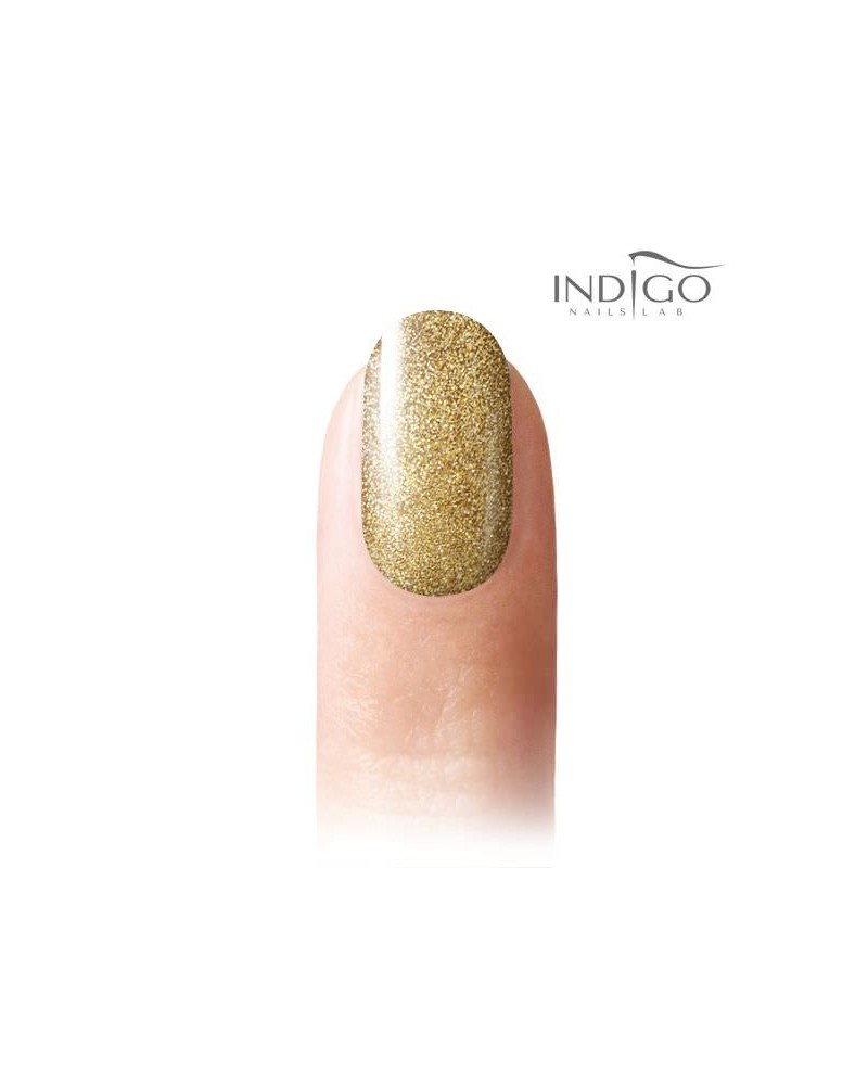 Light Gold Glitter Gel Polish Indigo Nails Lab Oslo & Viken