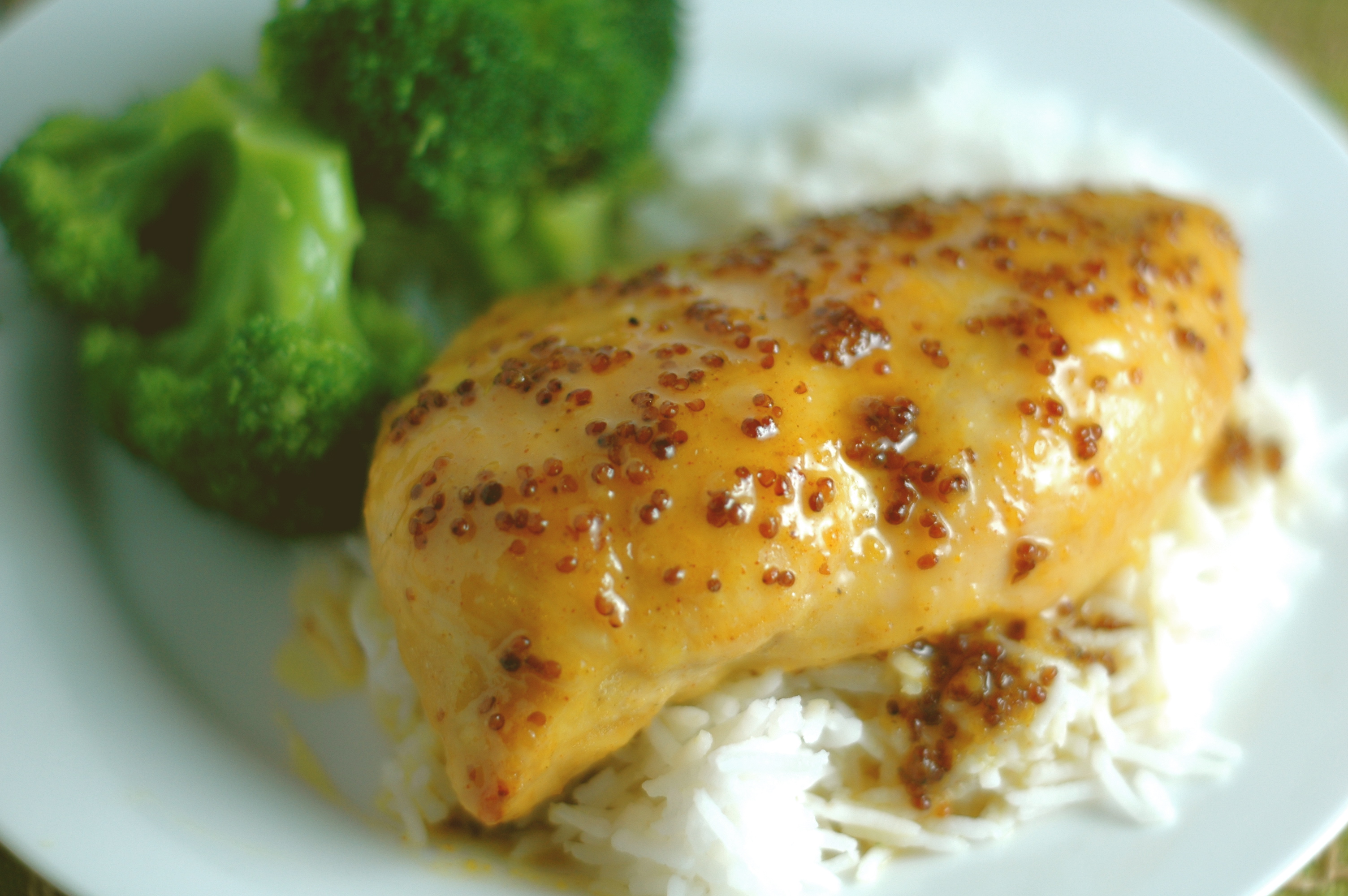 HoneyMustard Glazed Chicken but i'm hungry