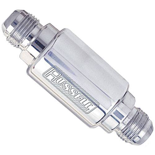 Russell Russell Competition Fuel Filter 8 / 3.25", Polished RUS650110