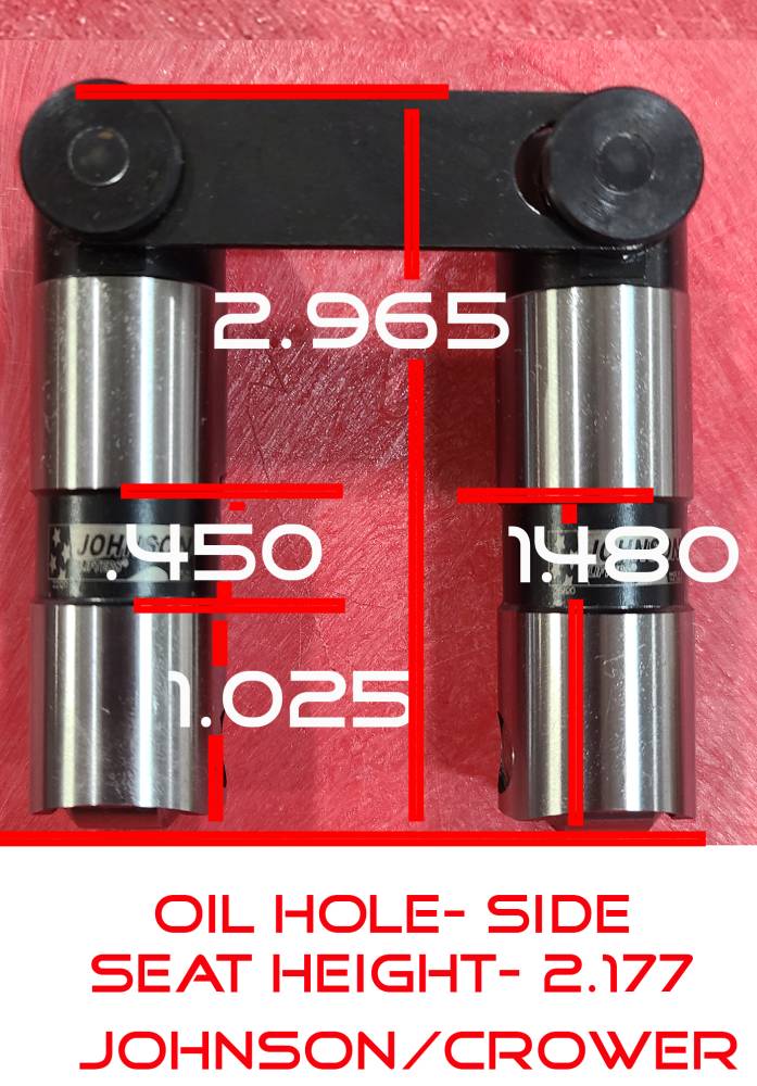 Johnson Lifters Johnson High Performance Hydraulic Roller Lifter Set