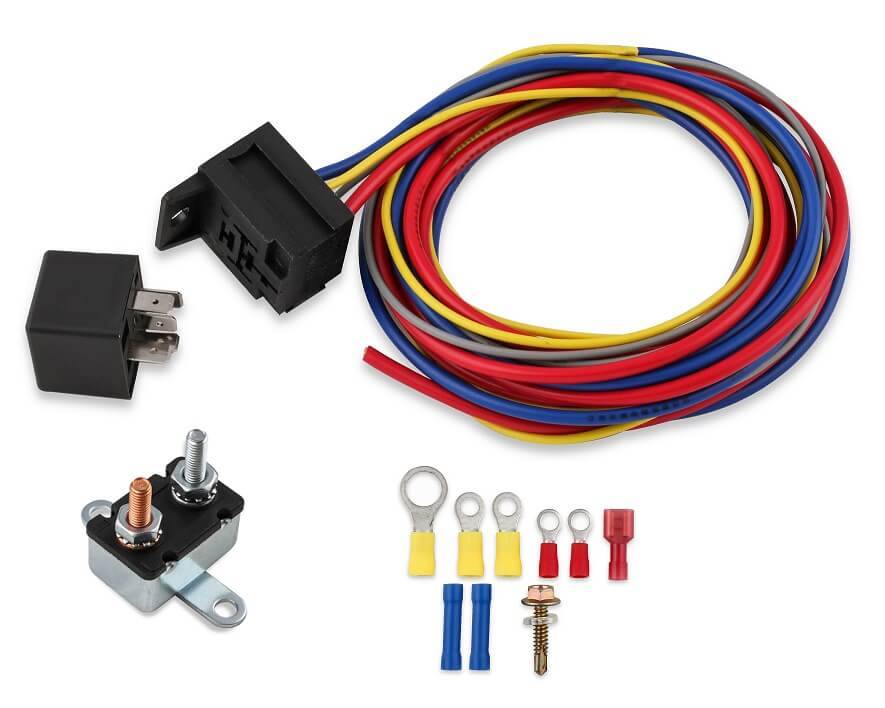 MSD Performance Electric Fuel Pump Harness & Relay Wiring Kit. 30 Amp