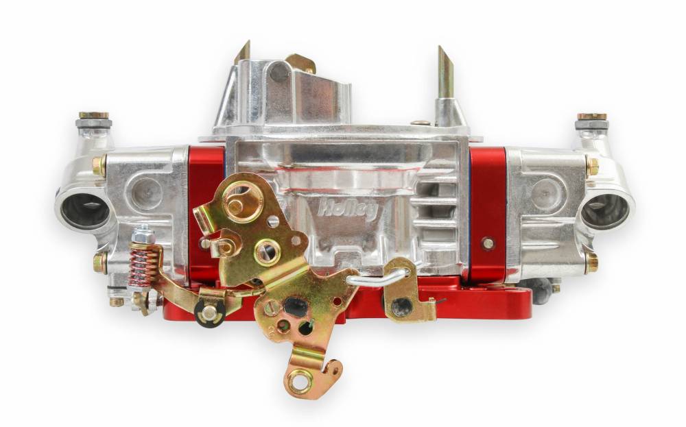 Holley - Holley 850 CFM Ultra Double Pump Holley Carb - Polished/Red