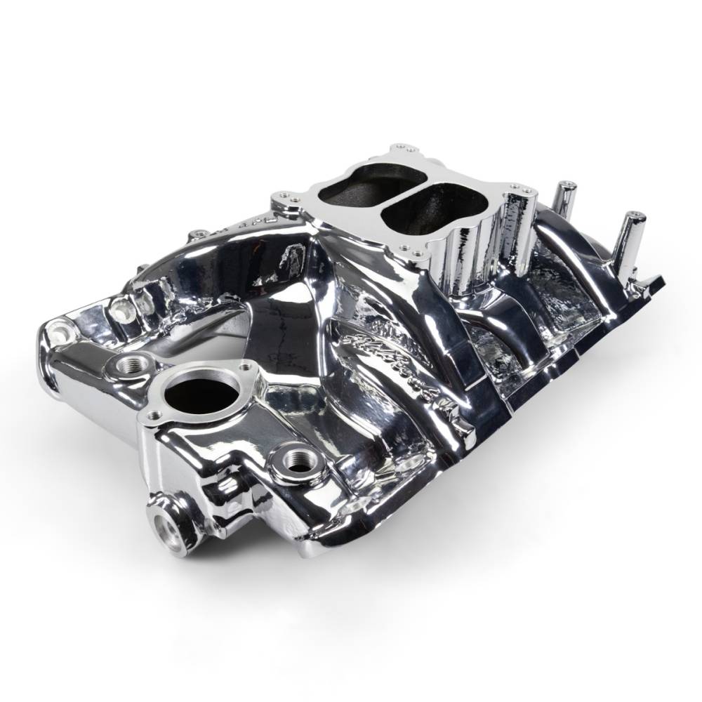 Edelbrock Edelbrock Performer RPM Pontiac Intake Manifold, Chrome