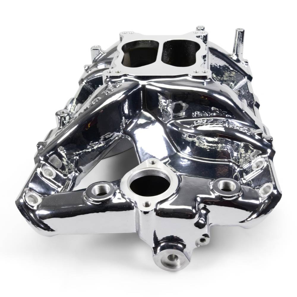 Edelbrock Edelbrock Performer RPM Pontiac Intake Manifold, Chrome