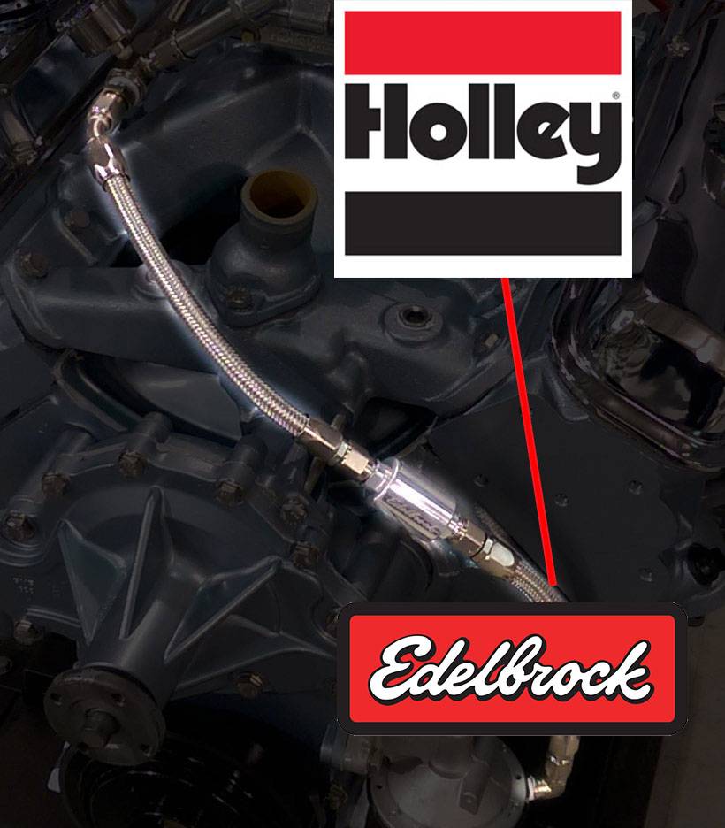 Butler Performance Butler Fuel Pump to Carb Inlet Kit, Edelbrock