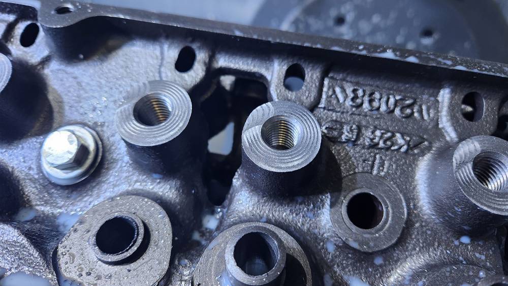 Butler Performance Press In Stud Conversion Service, to 7/16 Screw In Studs, Pontiac Cast Iron