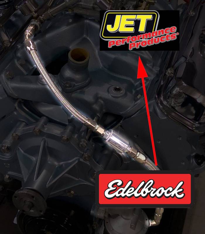 Butler Performance Butler Fuel Pump to Carb Inlet Kit, Edelbrock