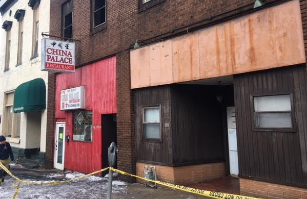 Downtown Butler Fire Damaged Building Condemned