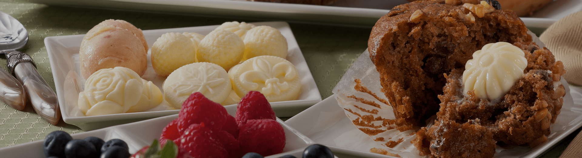 Individual butter portions of all shapes and sizes Butterball® Farms