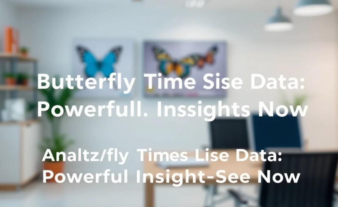 Analyzing Butterfly Time Series Data