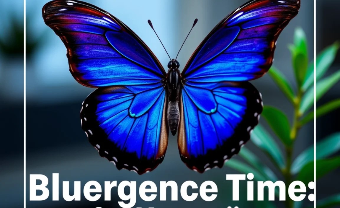Blue Morpho Diet and Emergence