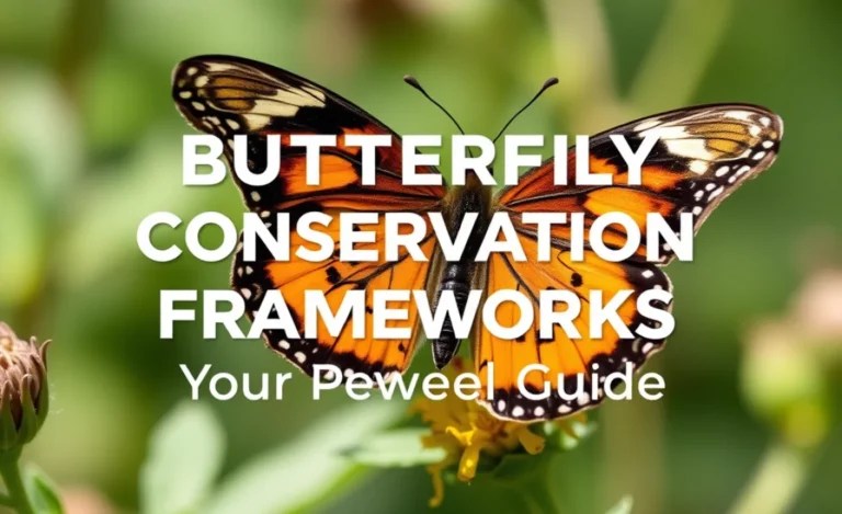 Butterfly Conservation Frameworks: Your Powerful Guide