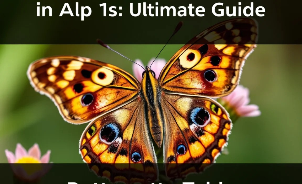 Butterfly Identification Table