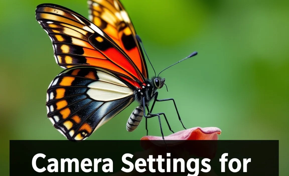 Camera Settings for Sharp Butterfly Photos