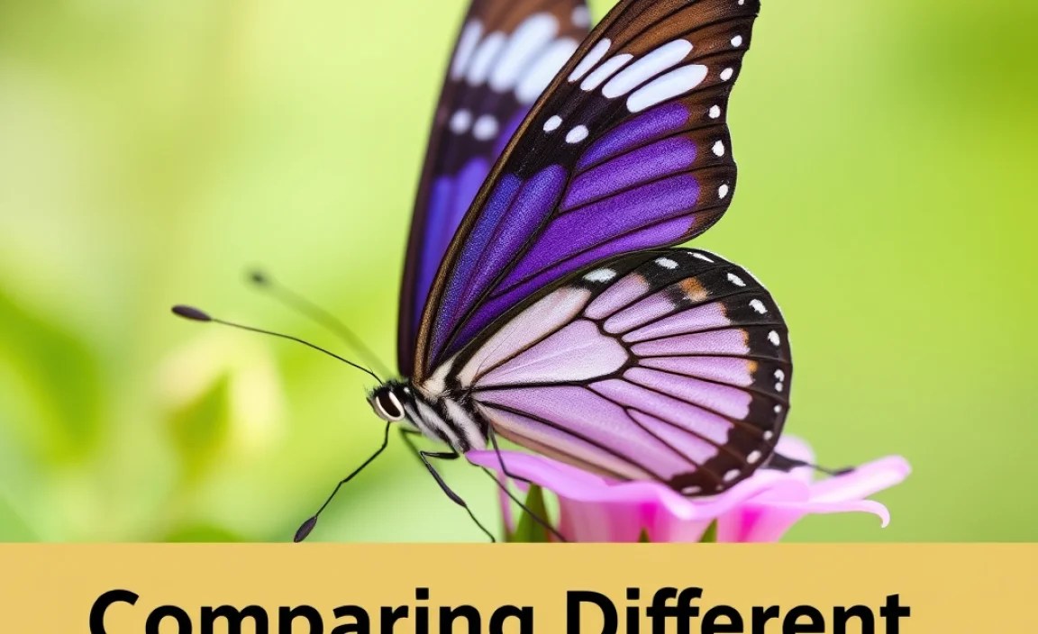 Comparing Different Asian Butterfly Species