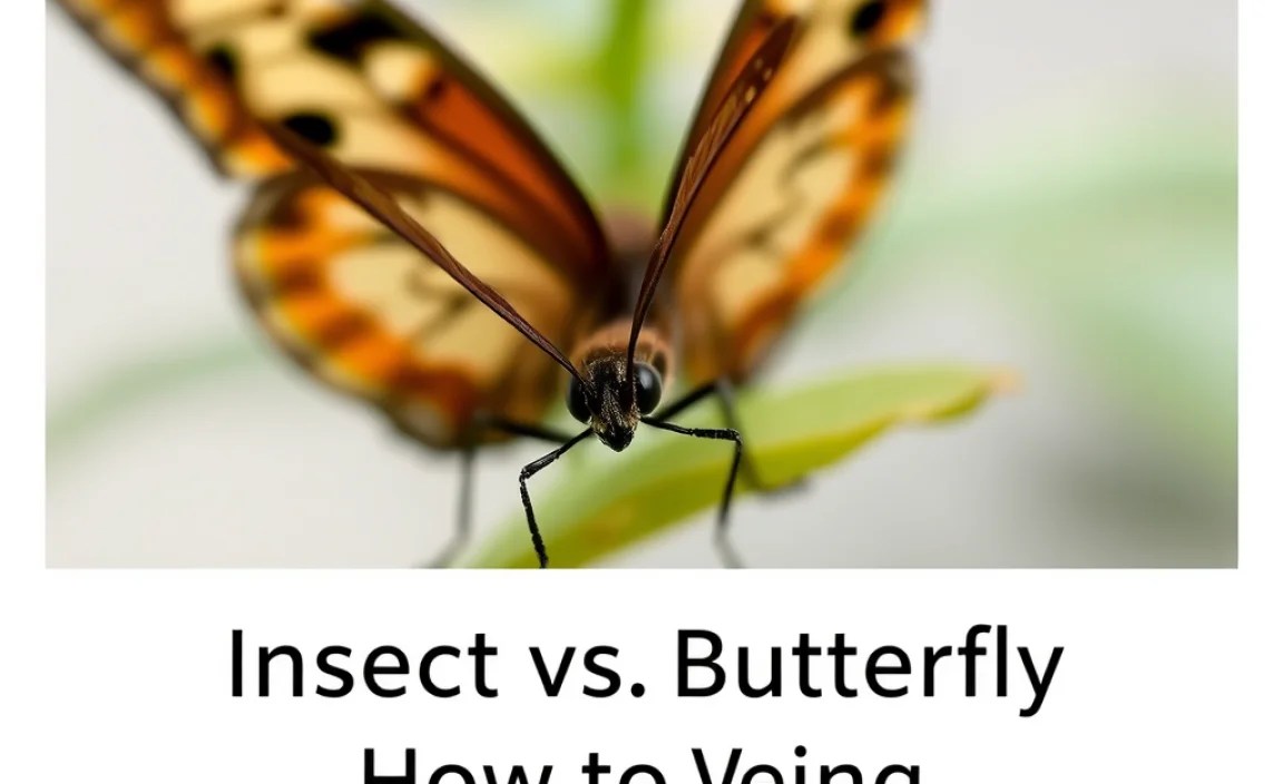 Comparing Wings: Insect vs Butterfly