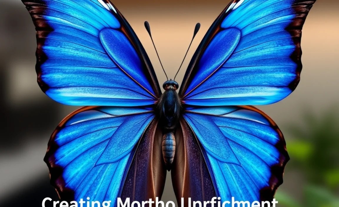 Creating a Natural Habitat for Blue Morphos