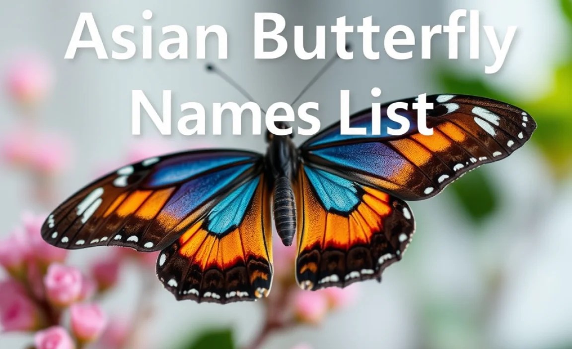 Exploring Asian Butterfly Names List
