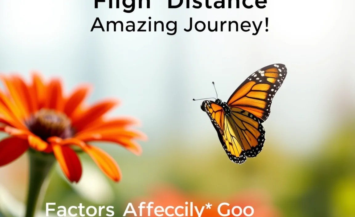 Factors Affecting Monarch Flight Distance