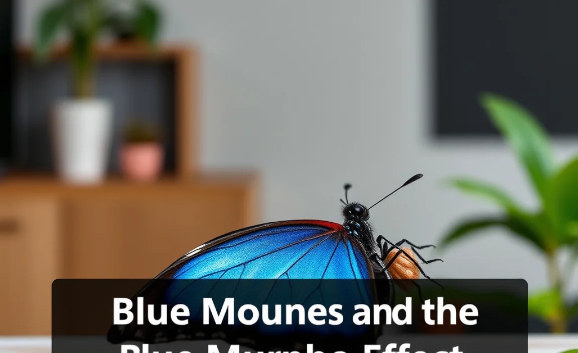 Food Sources and the Blue Morpho Effect