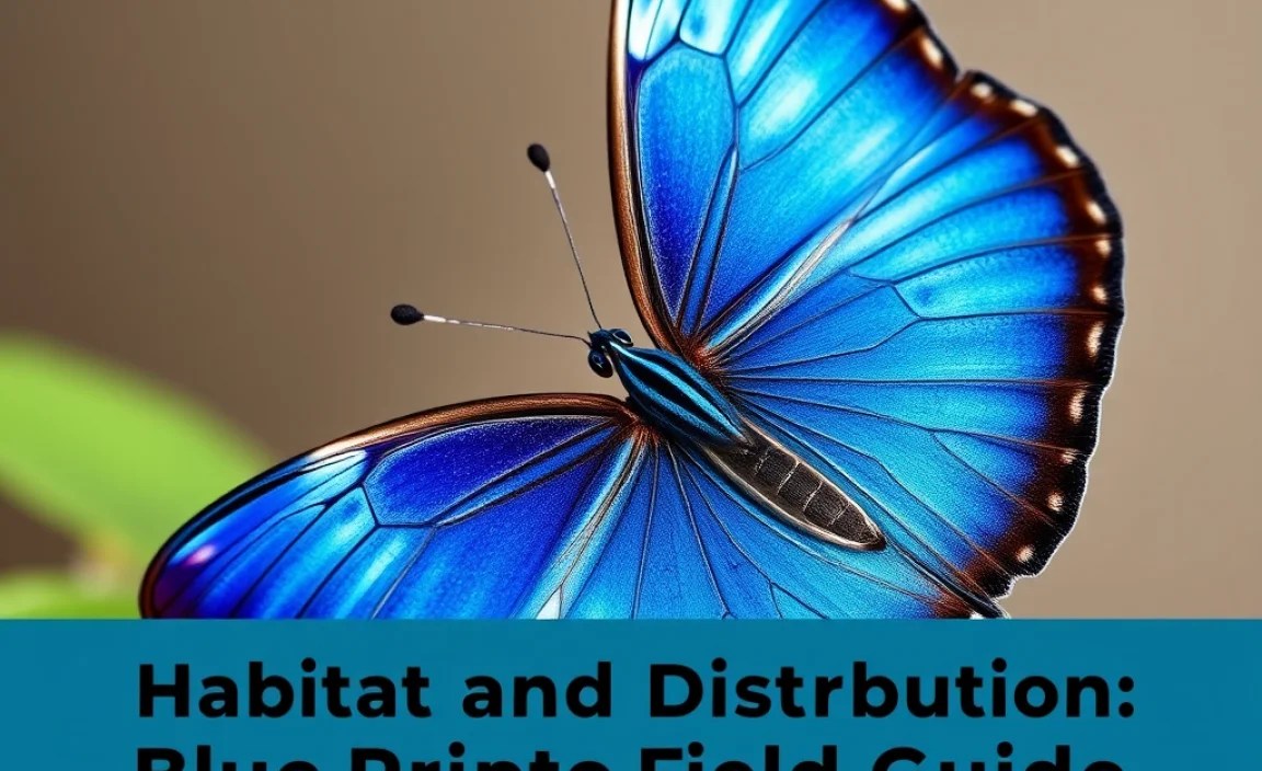 Habitat and Distribution: Blue Morpho Field Guide