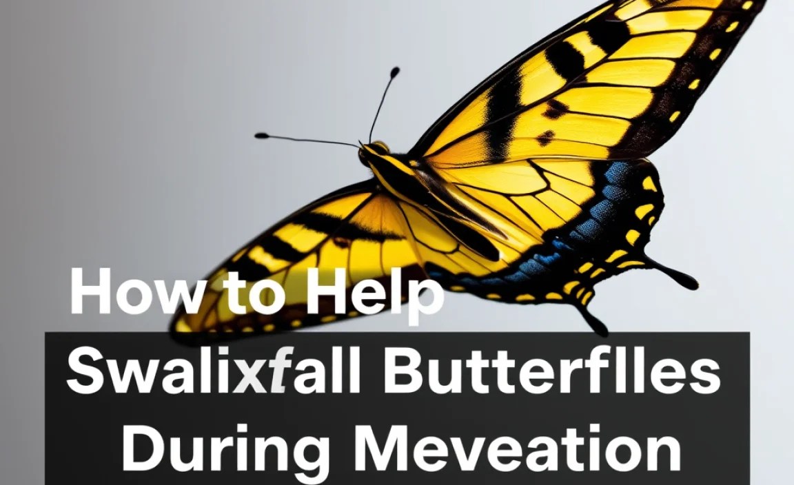 How to Help Swallowtail Butterflies During Migration
