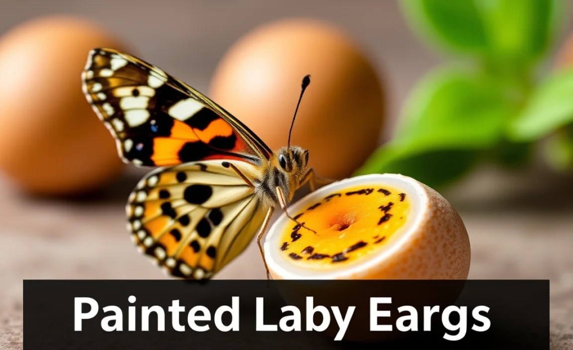 How to Identify Painted Lady Eggs
