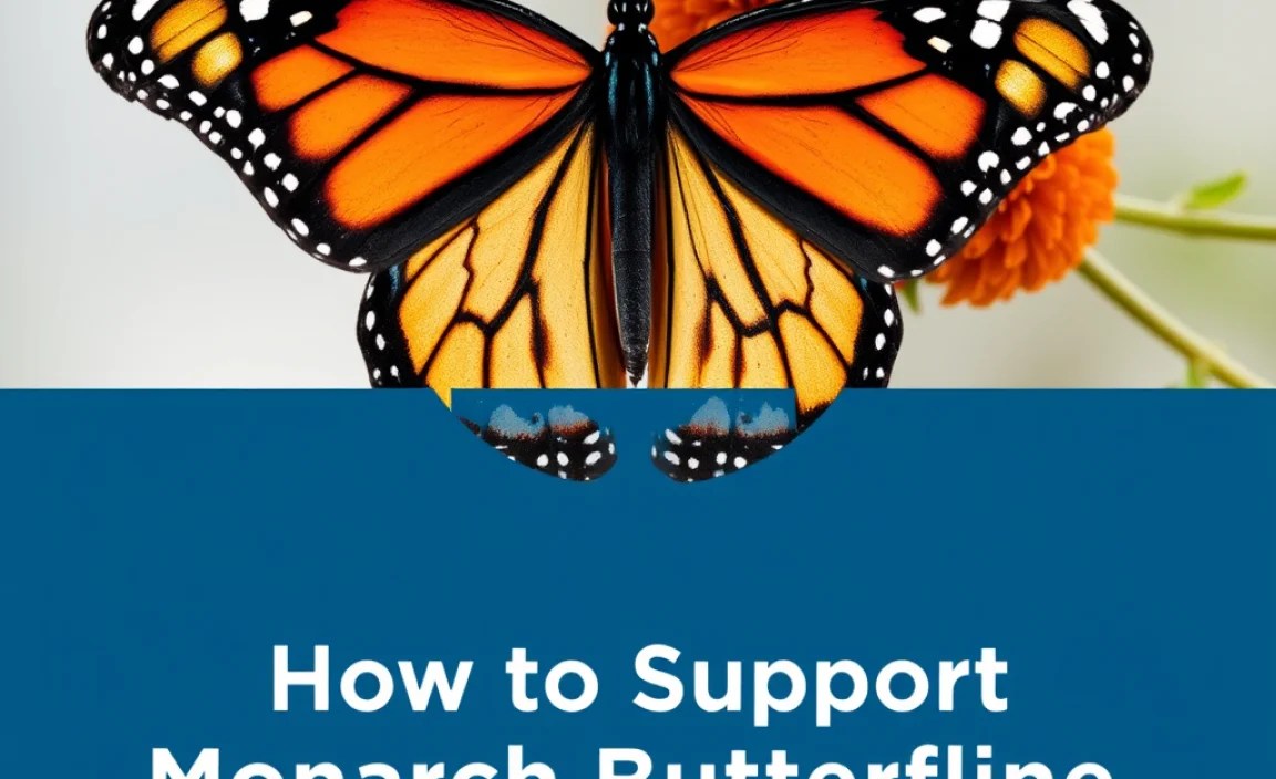 How to Support Monarch Butterflies