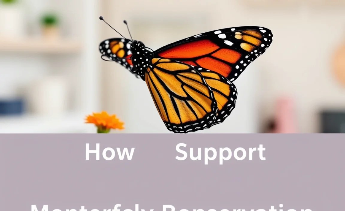 How to Support Monarch Butterfly Conservation