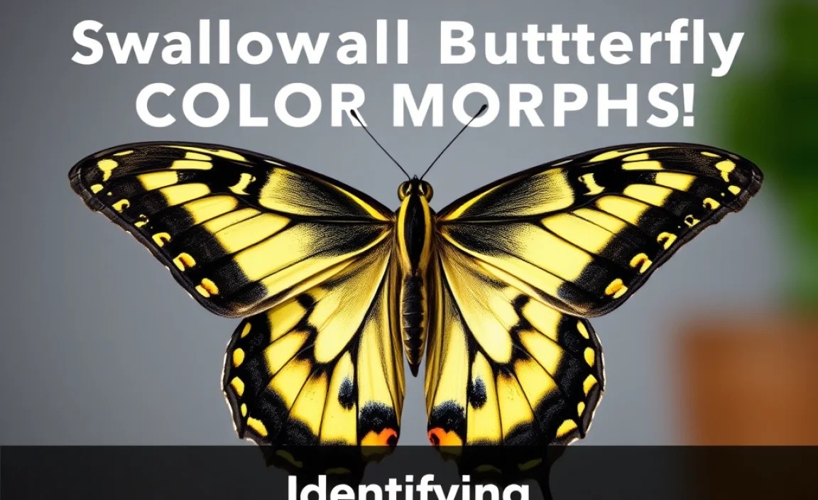 Identifying Swallowtail Butterfly Color Morphs