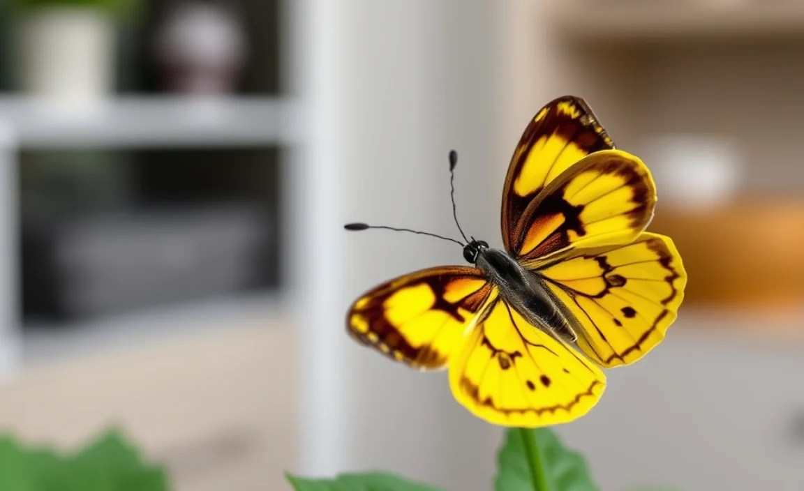 Identifying the Yellow Pansy Butterfly