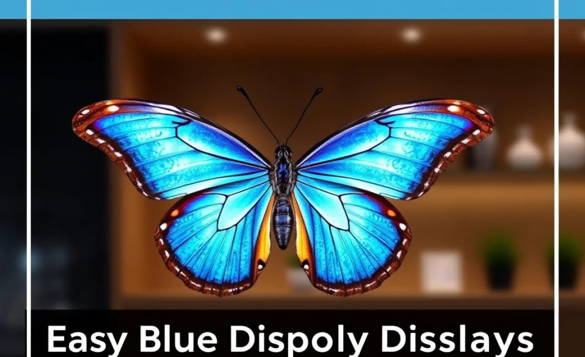 Lighting Tips for Morpho Butterfly Displays