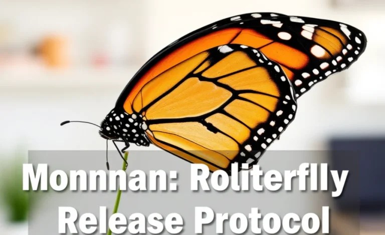 Monarch Butterfly Release Protocol: Your Easy Guide