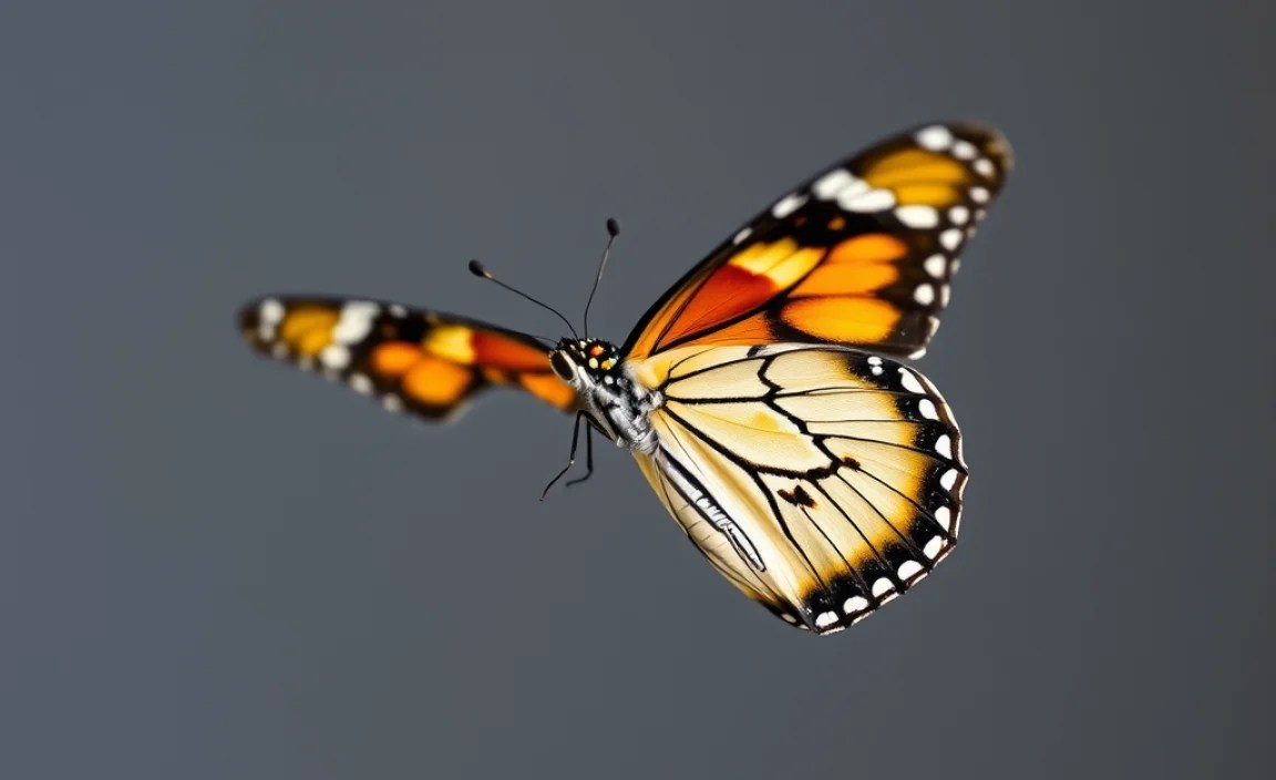 Painted Lady Wing Structure and Flight